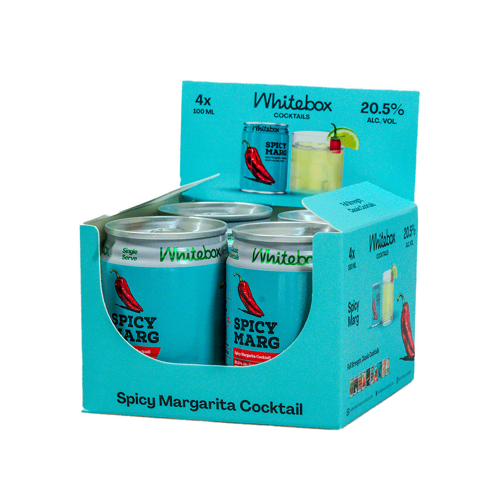 Whitebox Spicy Margarita 100ml Can 3 x 4 Pack (20.5%)