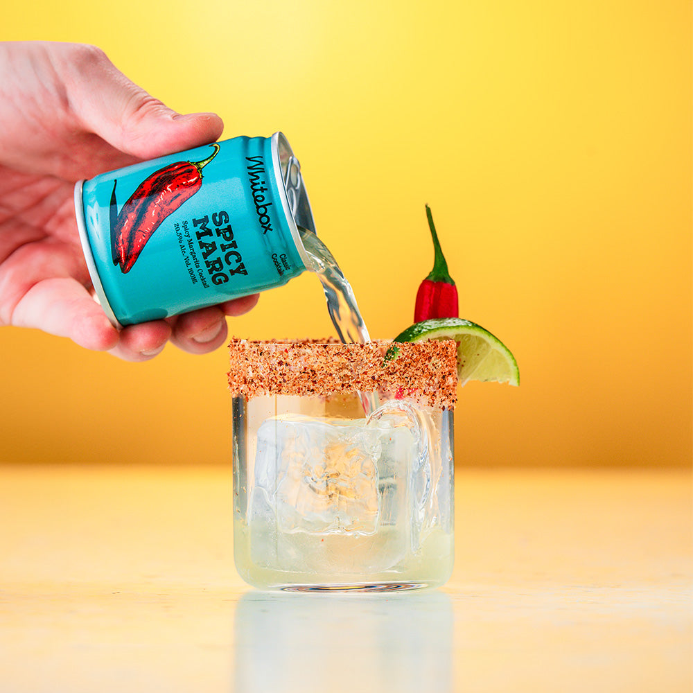 Whitebox Spicy Margarita 100ml Can 3 x 4 Pack (20.5%)
